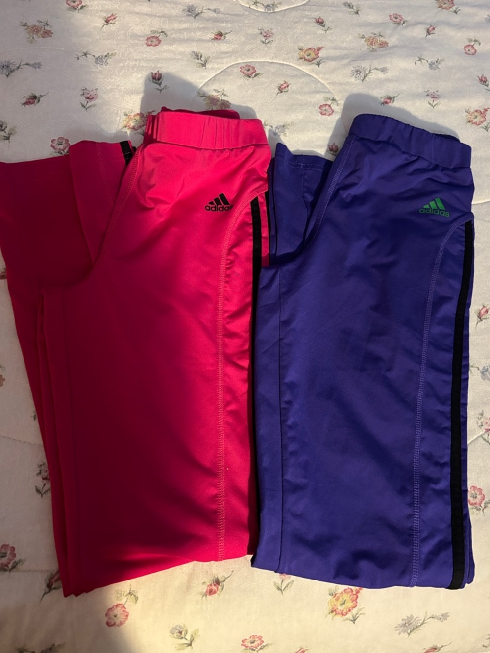 adidas Kids Jogger Pants in Hot Pink and Purple
